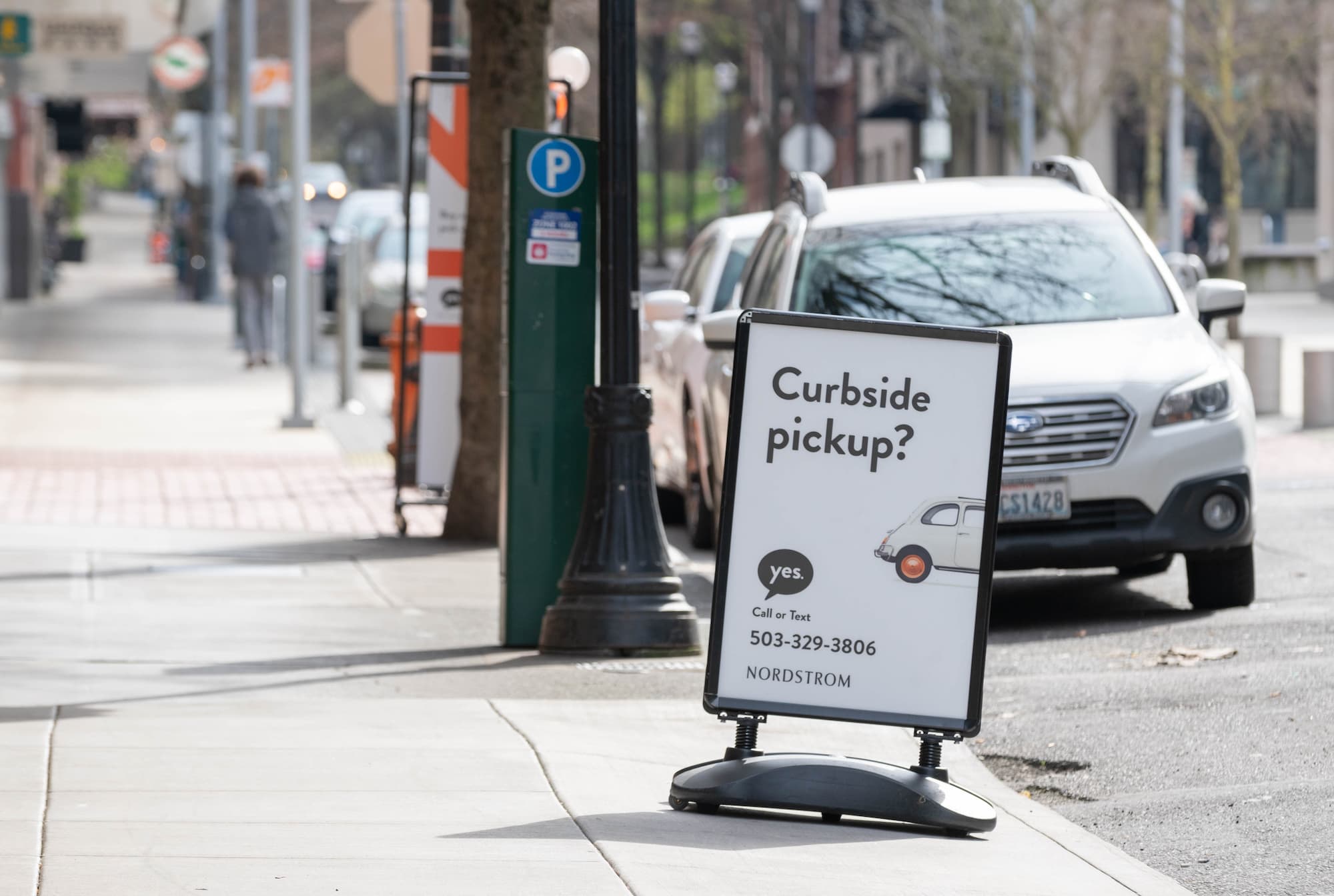 curbside pickup tip:Parking Lot Collection Advice