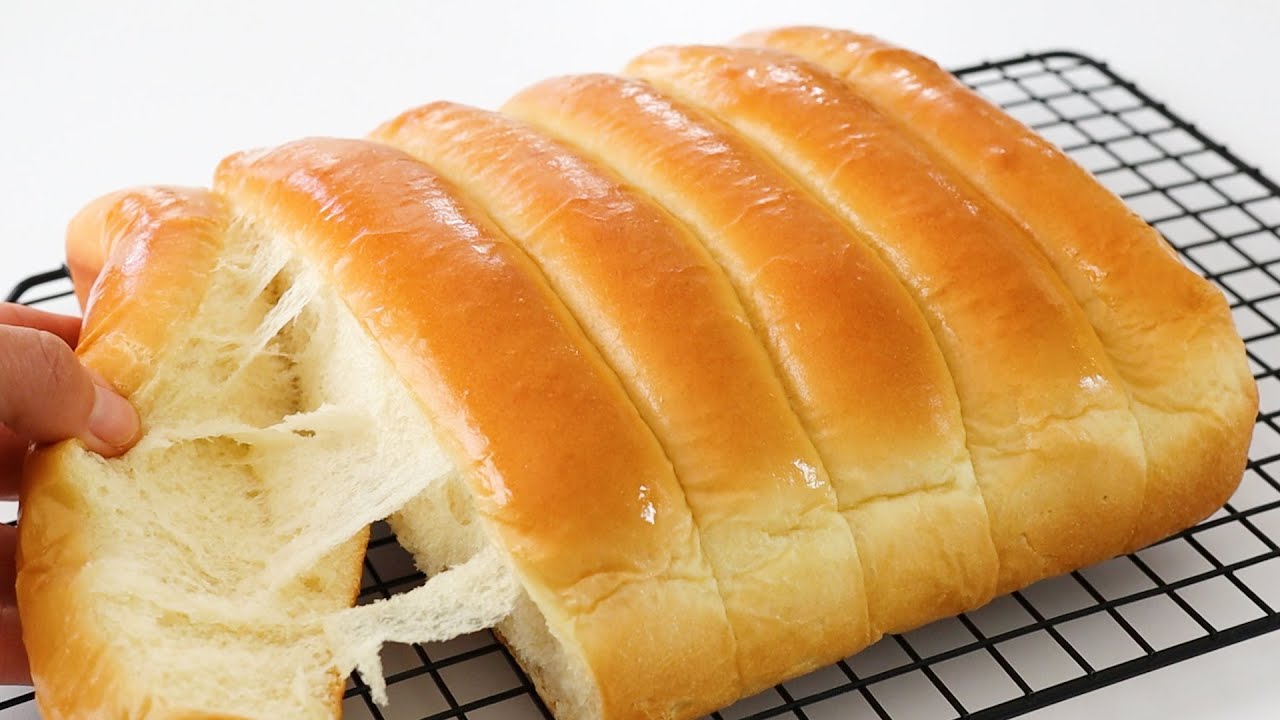 soft and simple condensed milk bread recipe