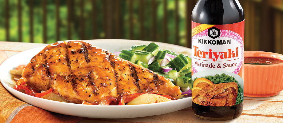 chicken made with kikkoman teriyaki sauce