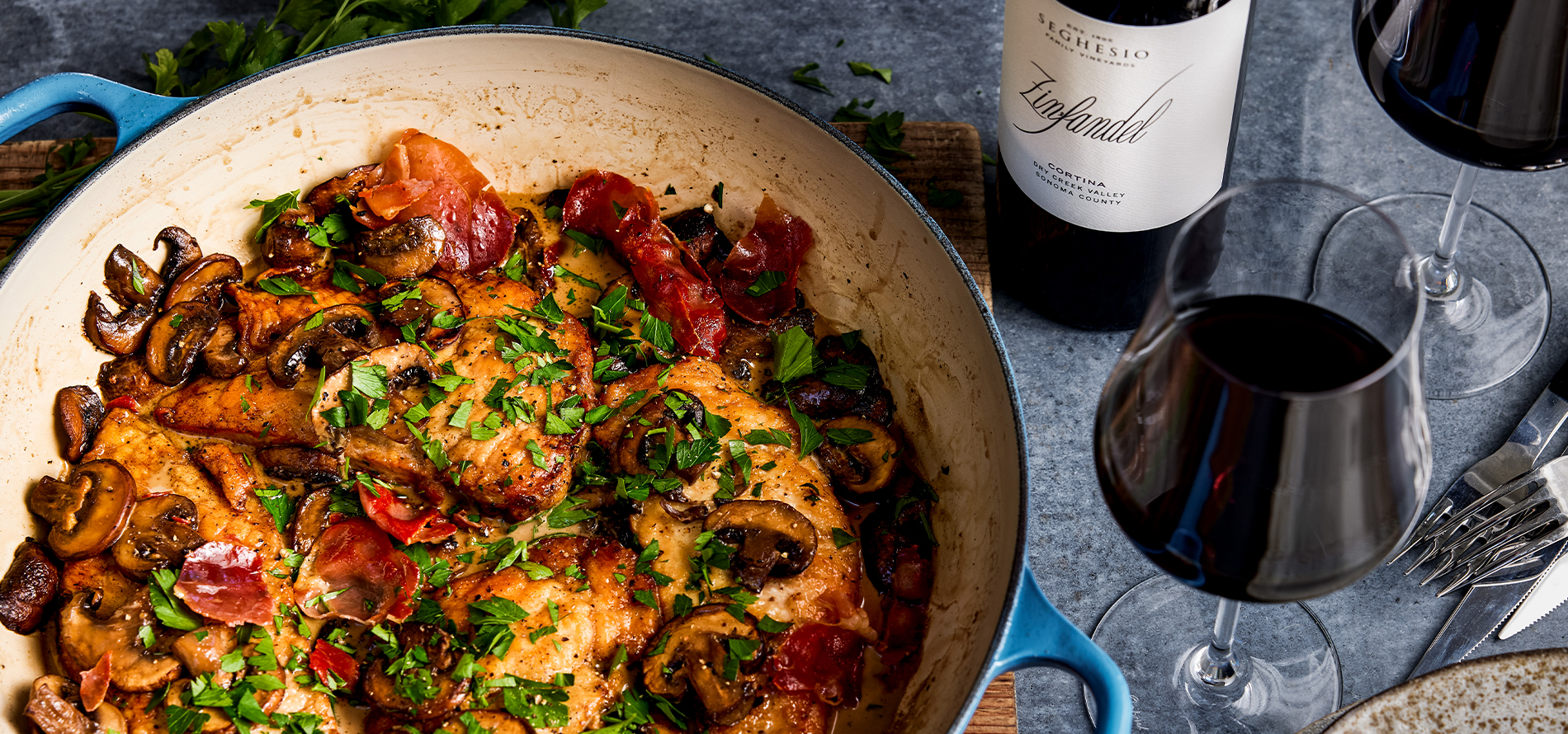 prosciutto-infused chicken marsala recipe