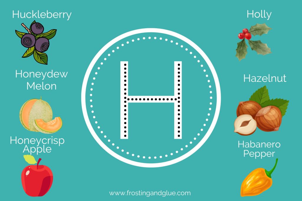 h fruit name：Name of the H Fruit
