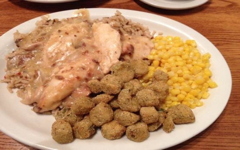 comforting chicken and rice casserole from cracker barrel