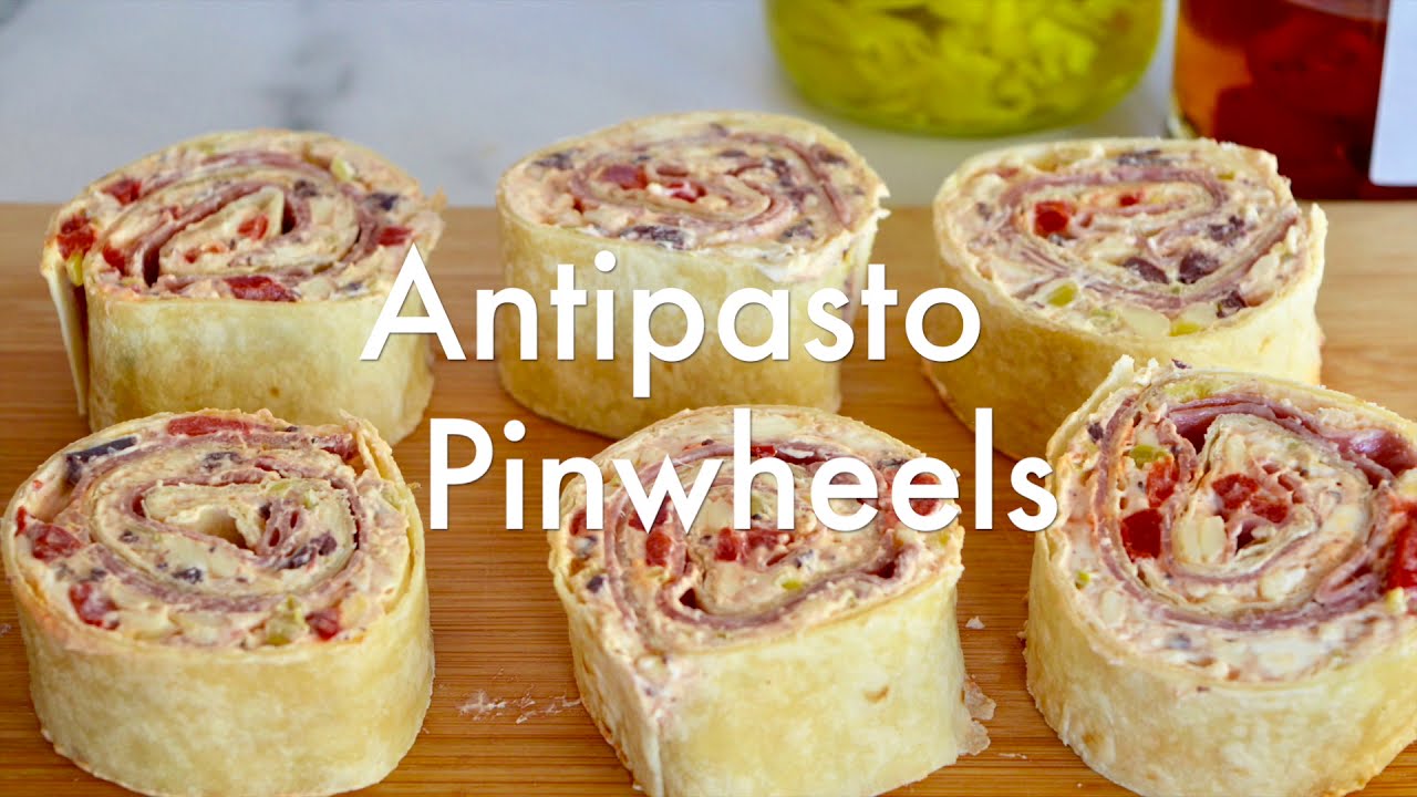 antipasto pinwheels:Appetizing Antipasto Rolls