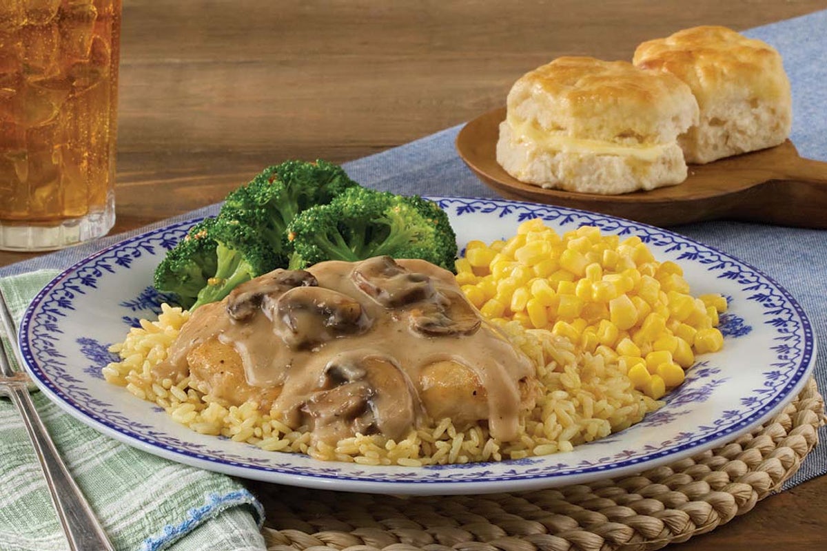comforting chicken and rice casserole from cracker barrel