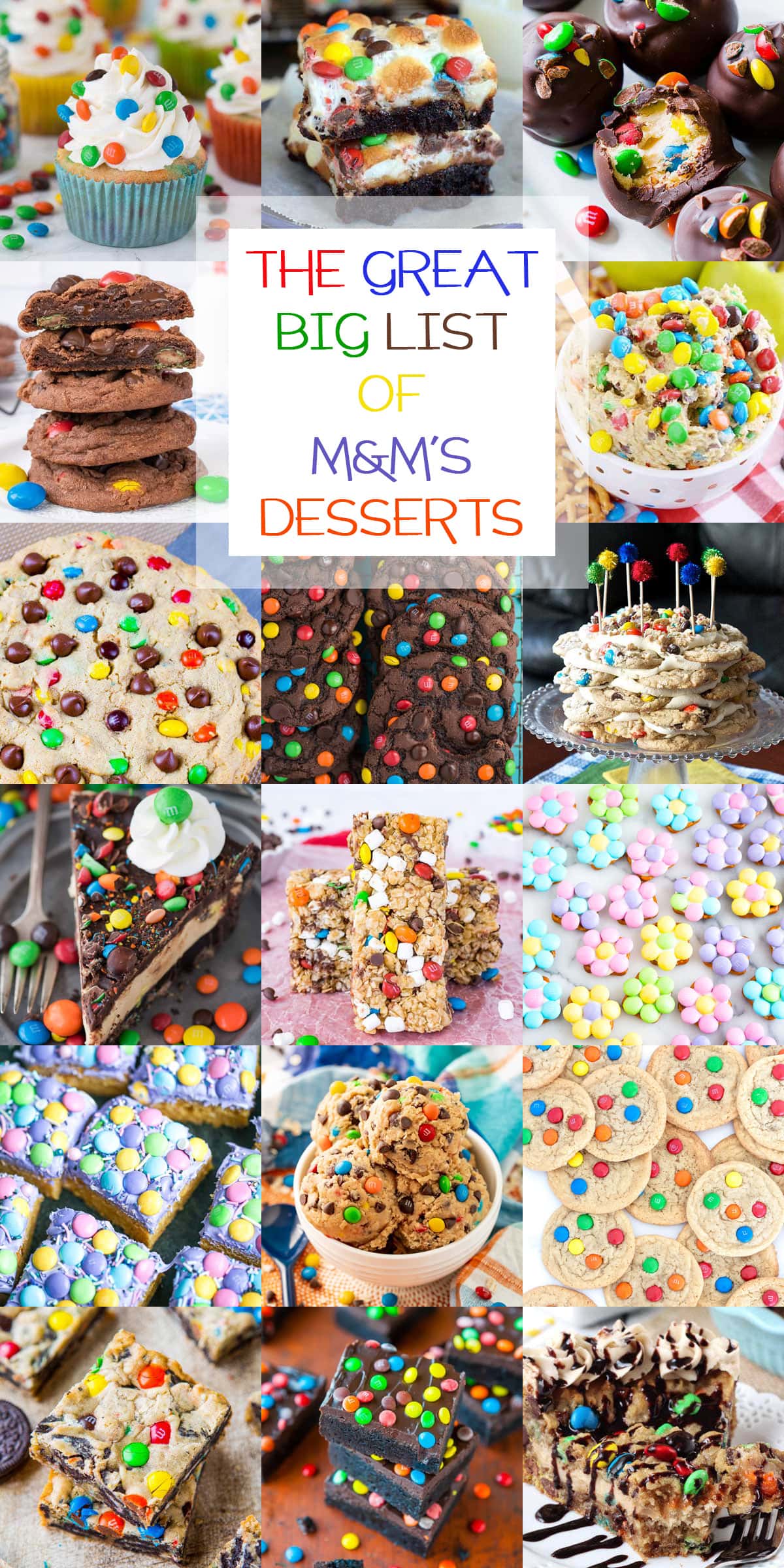 m&m desserts:Delicious M&M Treats