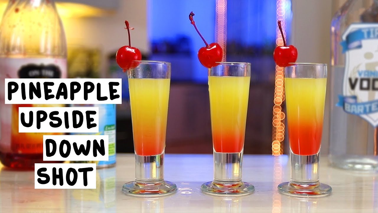 pineapple upside down cake drink tipsy bartender