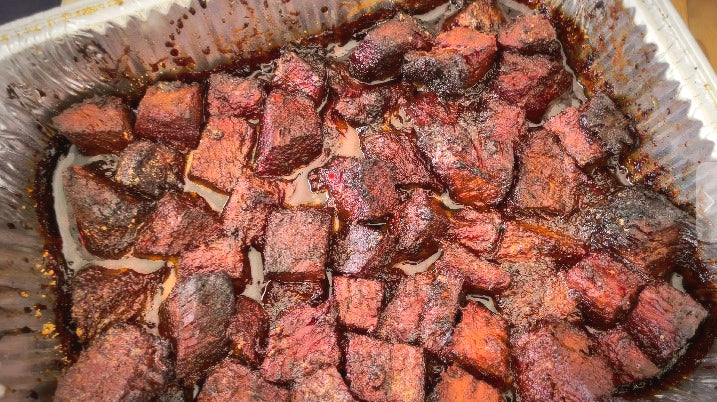 tri tip burnt ends:Smoked Tri-Tip Burnt Ends