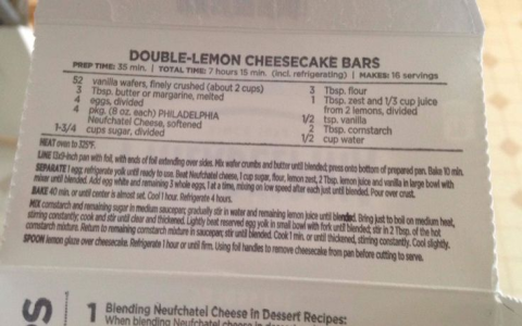 creamy philadelphia cheese bar recipes