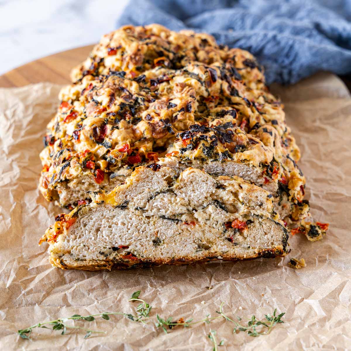 popeye bread:Spinach Delight Bread