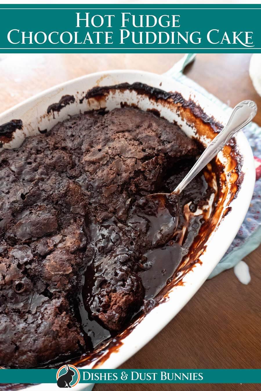 scrumptious chocolate cake pudding from leftovers