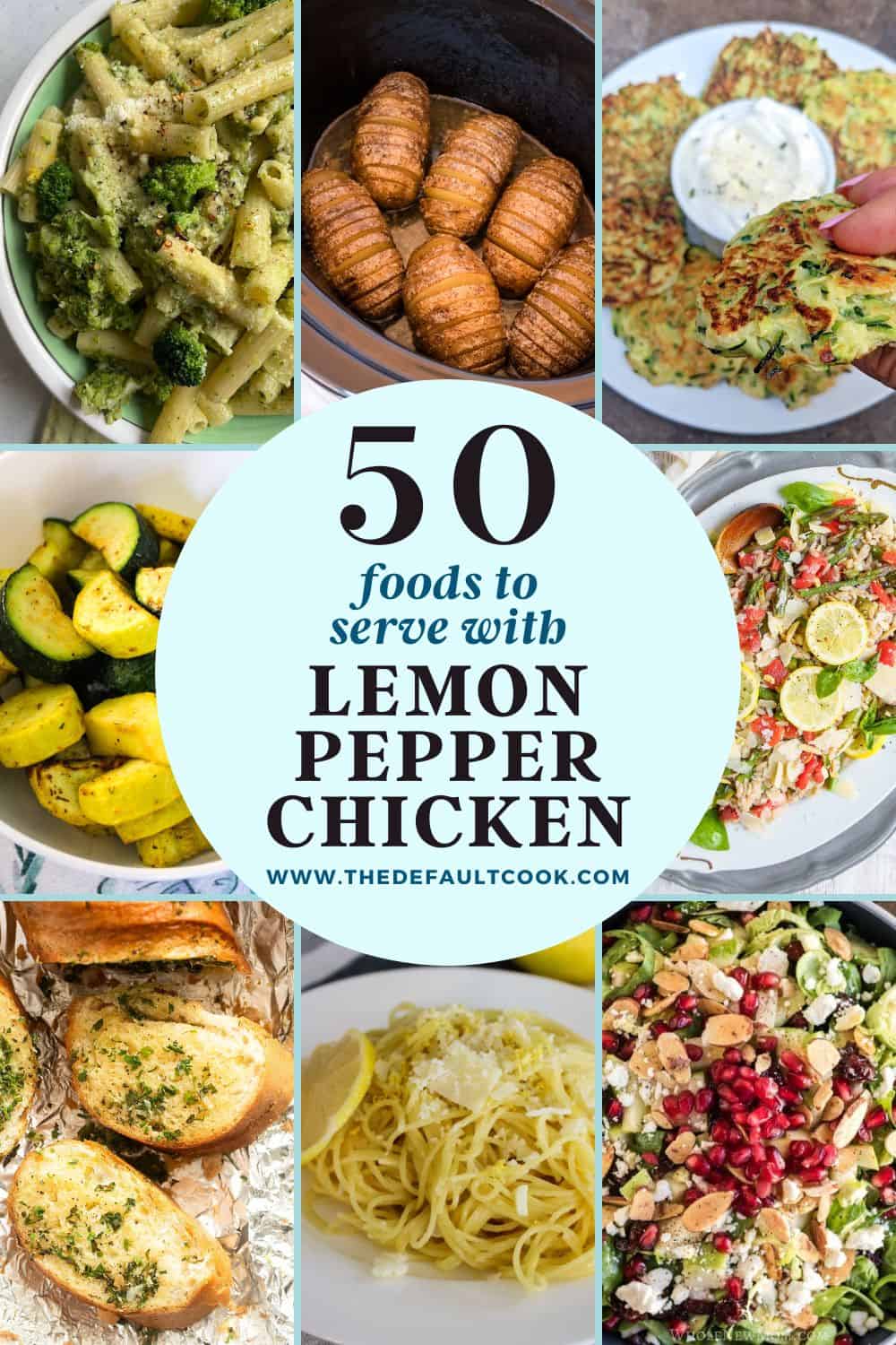 best accompaniments for lemon pepper chicken
