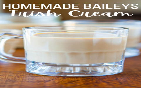 homemade whipped cream with baileys irish cream