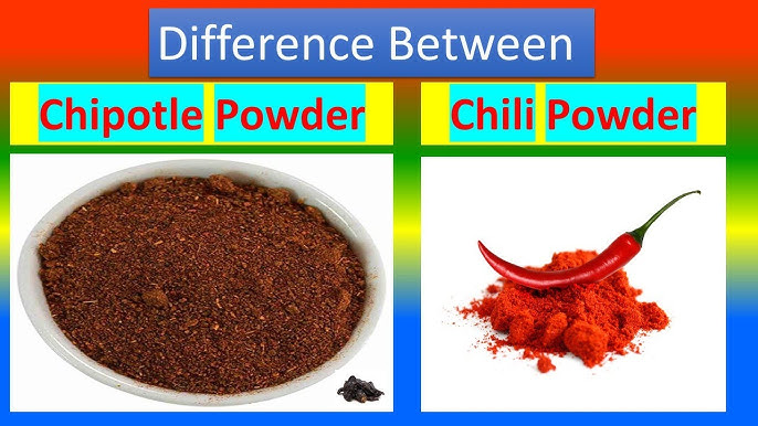 difference between chipotle powder and chipotle chili powder