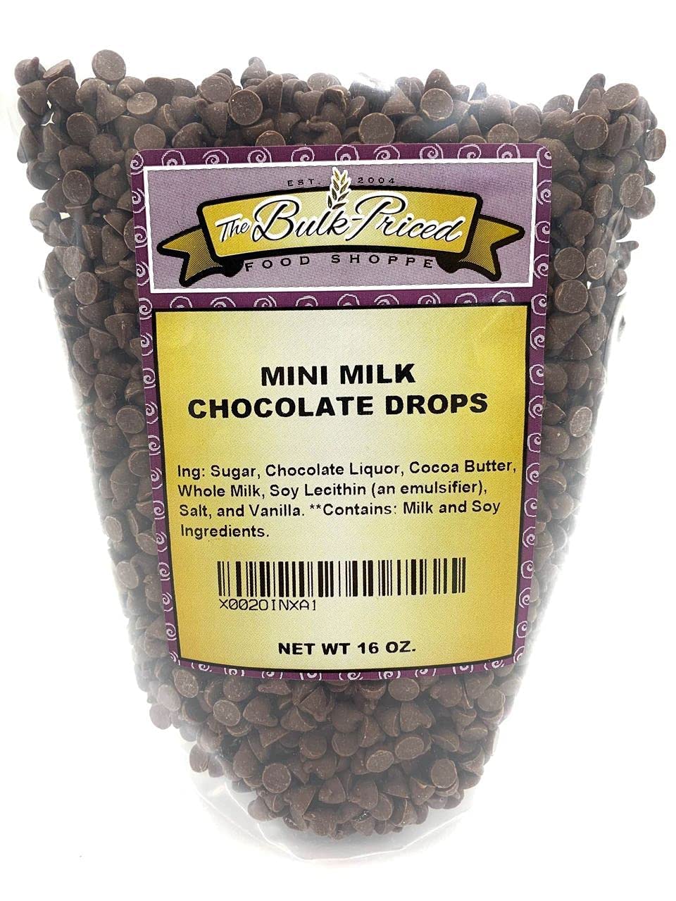 what is the weight in ounces of a small chocolate chip bag