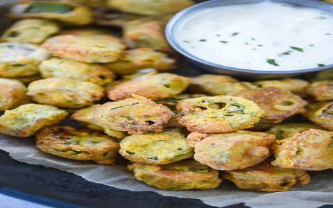 cooking time for frozen breaded okra in an air fryer