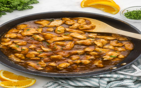 simplified orange marmalade chicken