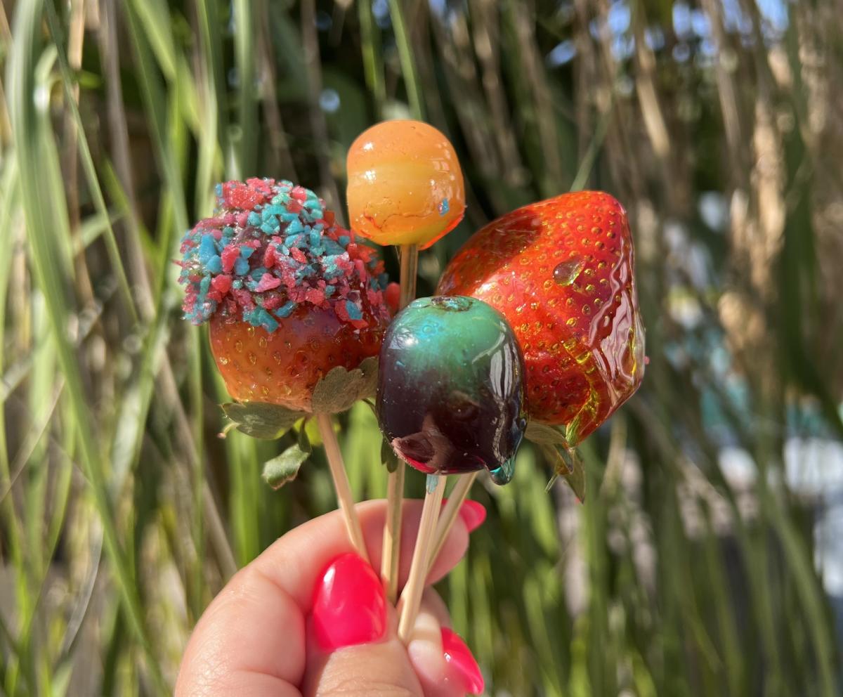 jolly ranchers candy-coated grapes recipe