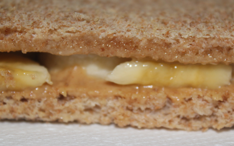 banana honey peanut spread sandwich