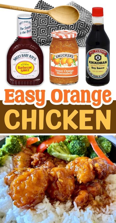 simplified orange marmalade chicken