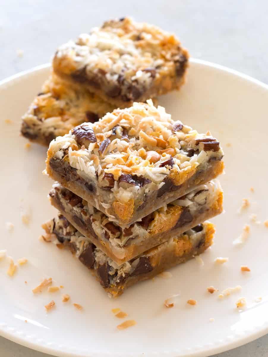 delicious cookie squares sans coconut and nuts