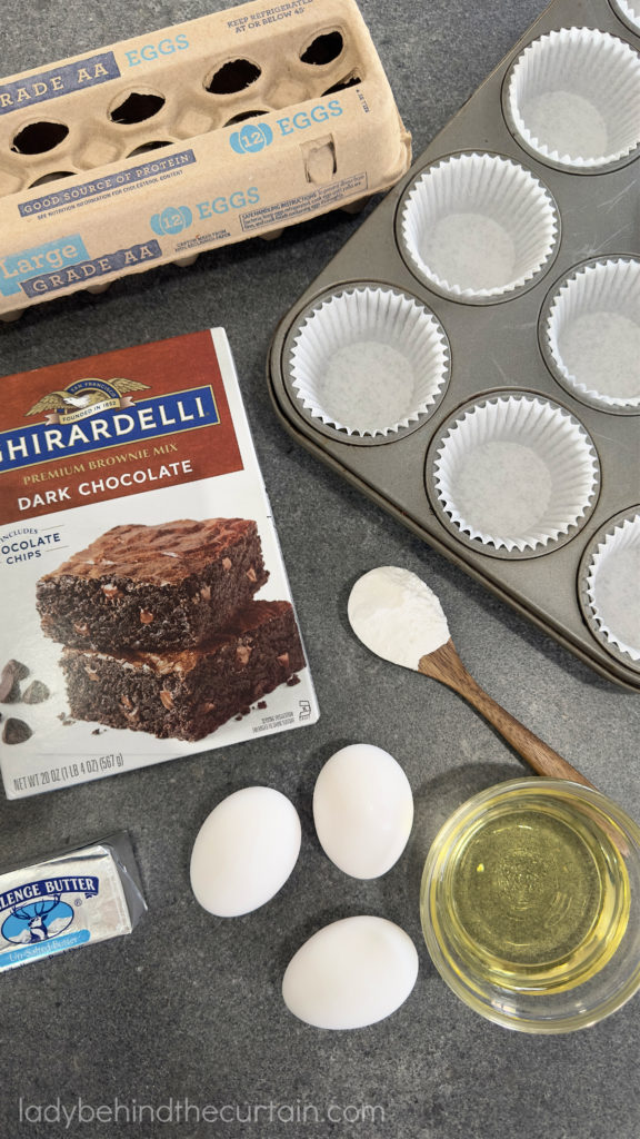 ghirardelli cupcake brownies from box mix