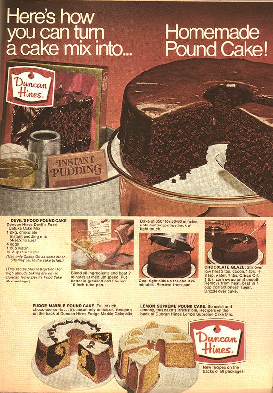 duncan hines chocolate loaf cake instructions