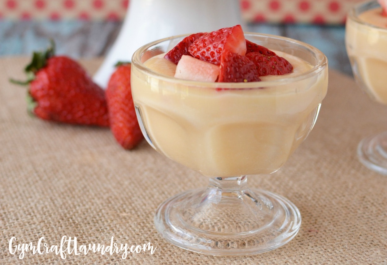 crafting protein pudding using a protein shake