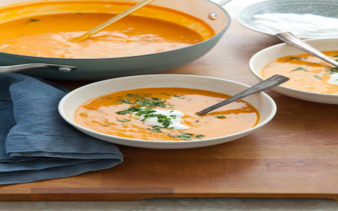 spiced lentil soup without coconut milk