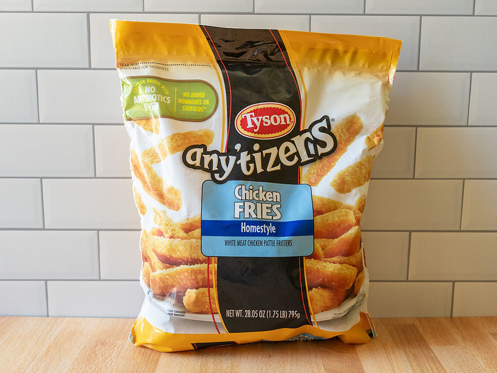air fryer cooking time for any'tizers chicken fries