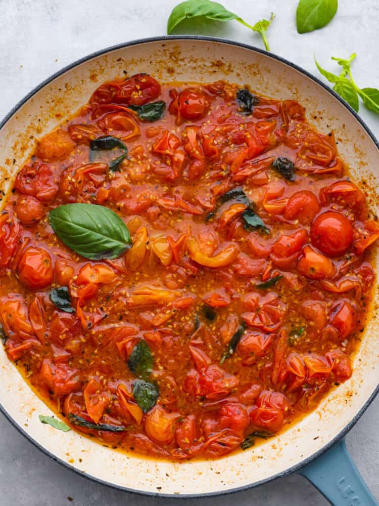 is it possible to create a sauce using cherry tomatoes