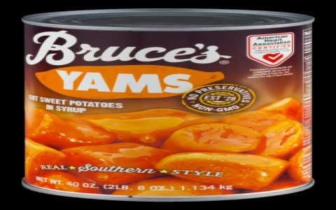 bruce's sweet yam dish with marshmallows