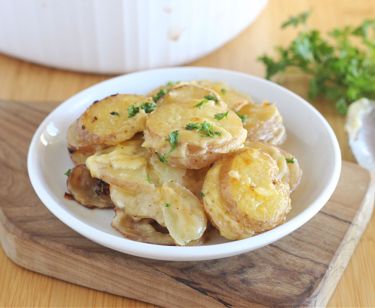 how to prepare three cheese potatoes without using milk or butter