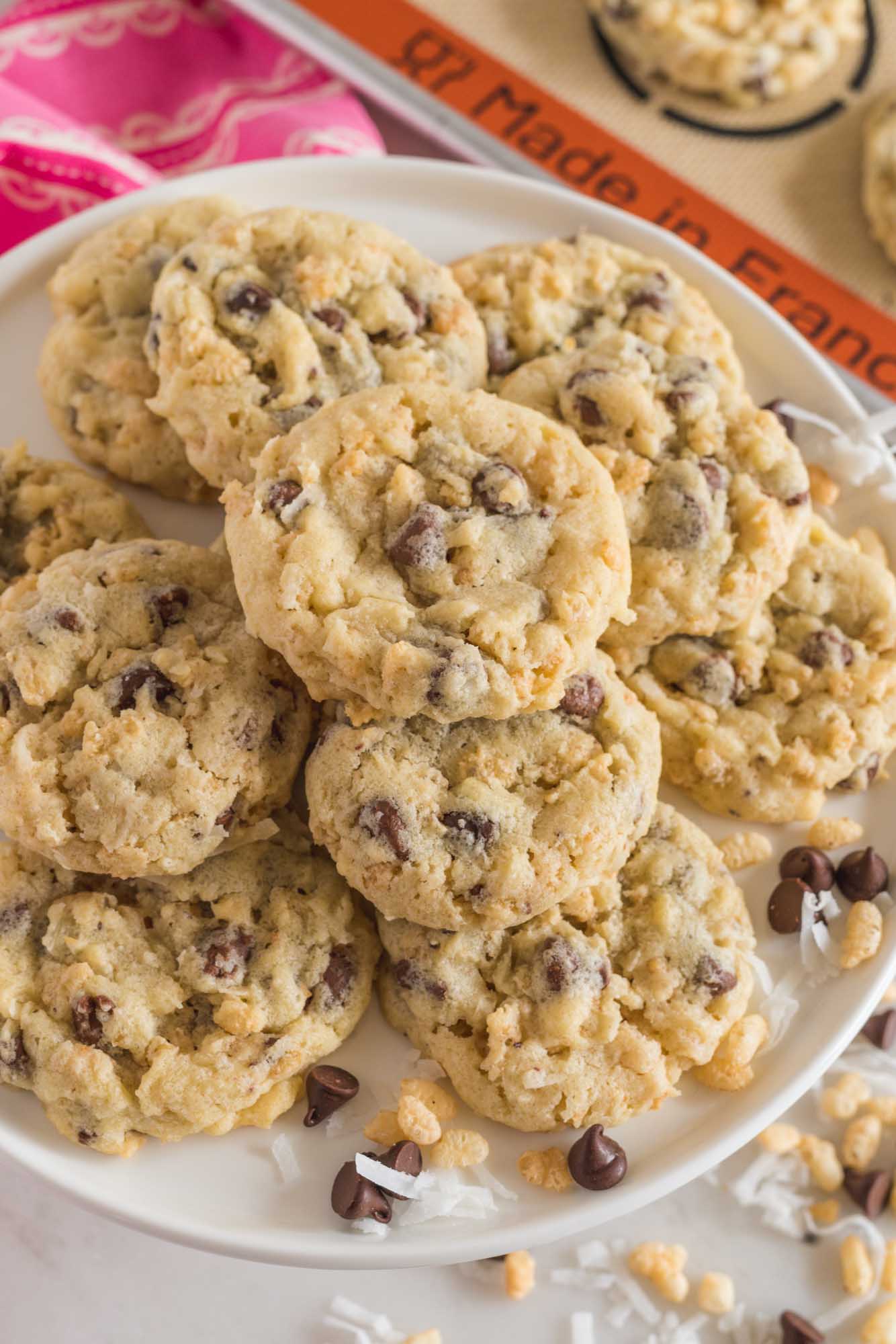 rice krispies and chocolate chip cookies