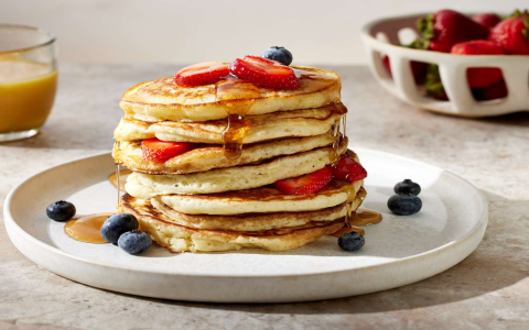 is it possible to use heavy whipping cream in pancake recipes