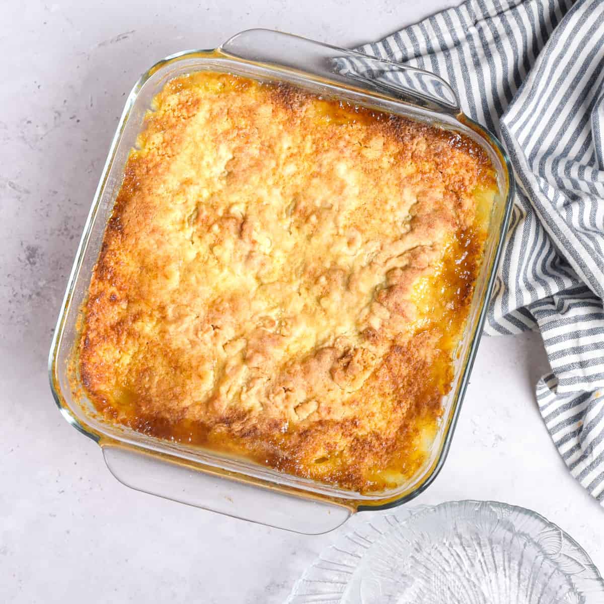 cake mix peach cobbler recipe