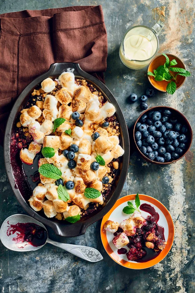 best homes and gardens blueberry crumble