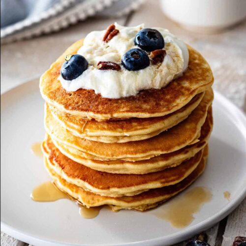 is it possible to use heavy whipping cream in pancake recipes
