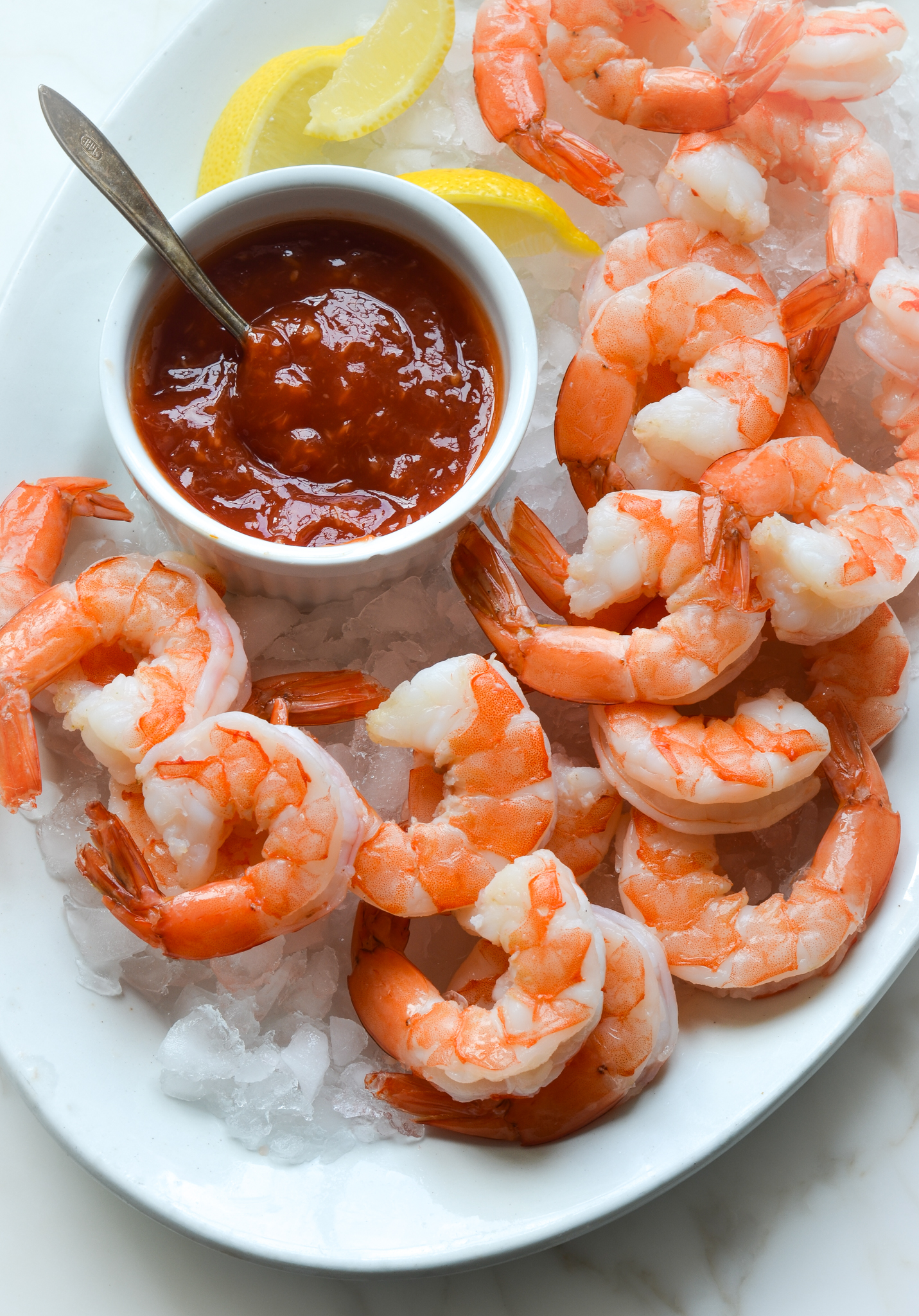 preparing shrimp cocktail using frozen shrimp