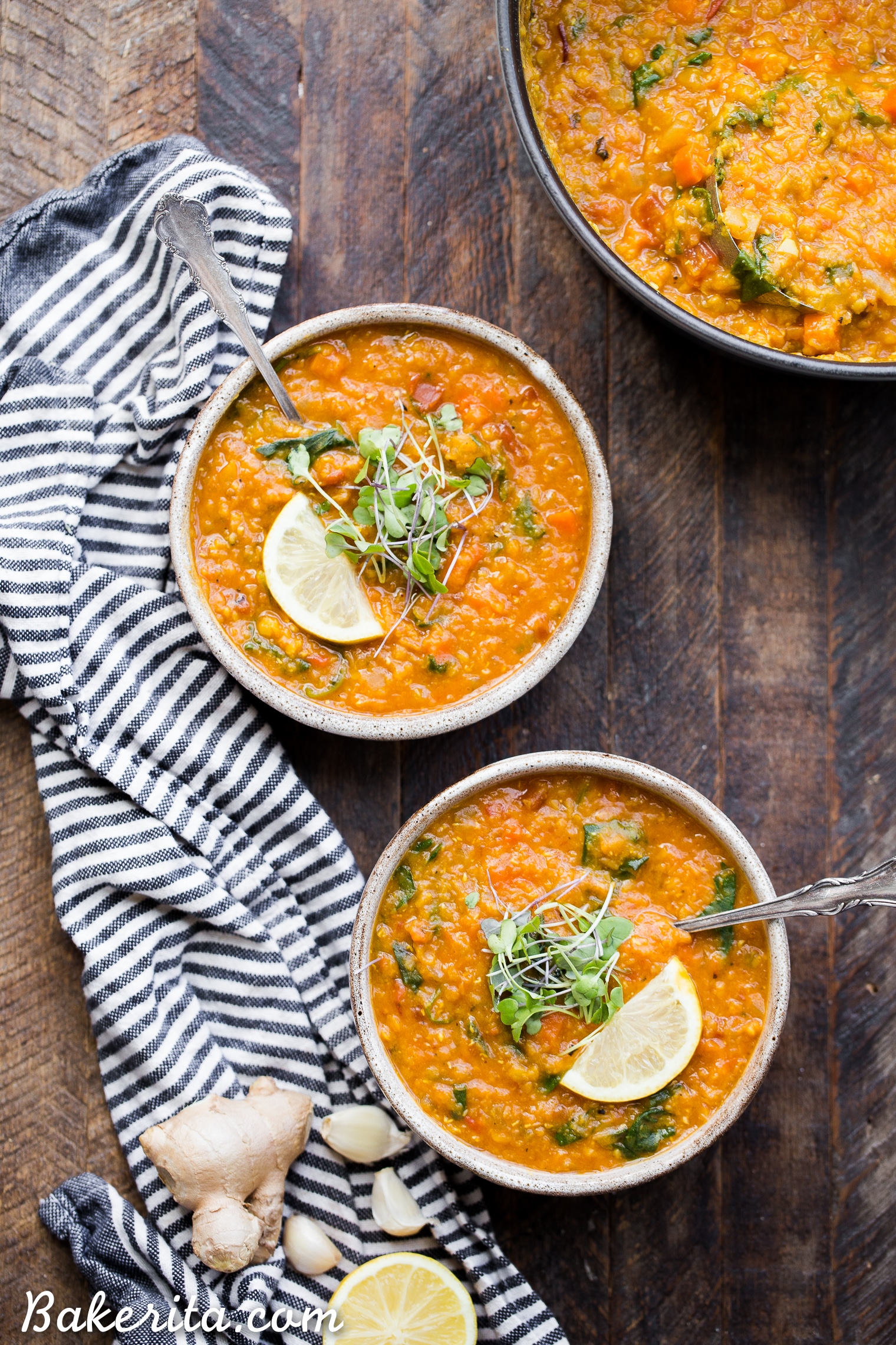 spiced lentil soup without coconut milk