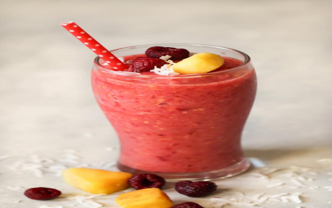 recipe for peanut paradise tropical smoothie