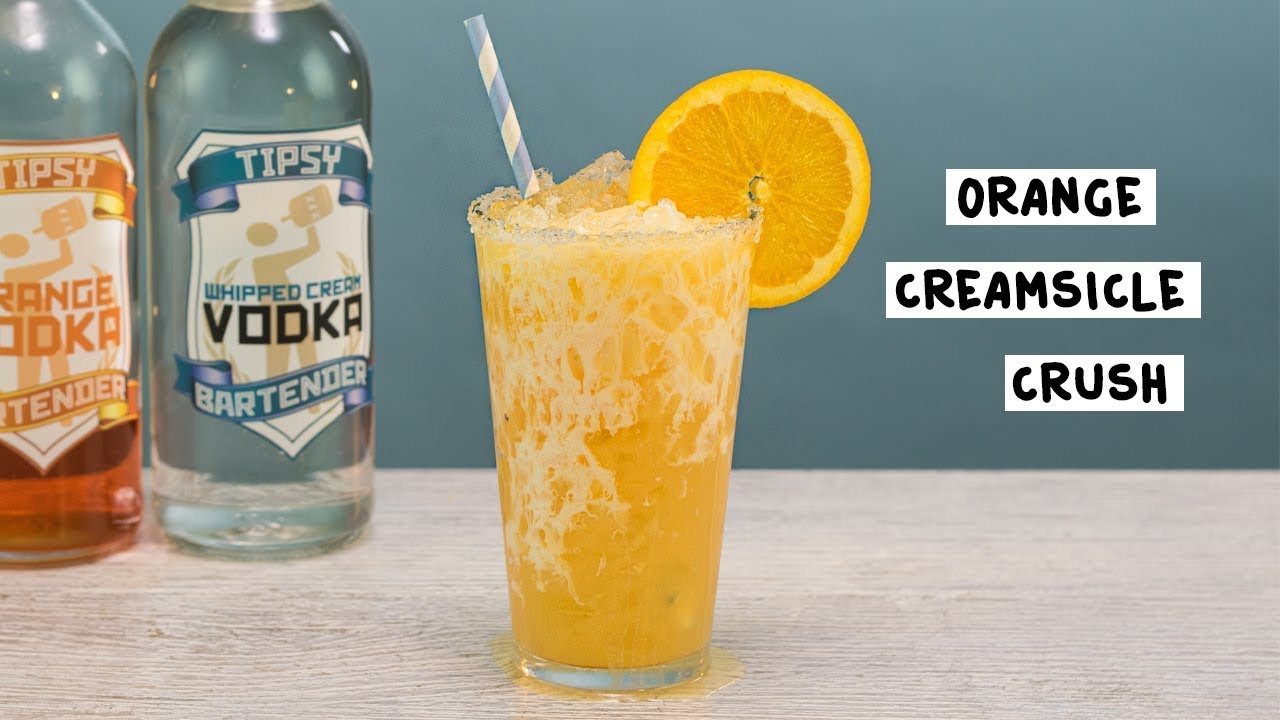 tipsy bartender's orange creamsicle cocktail