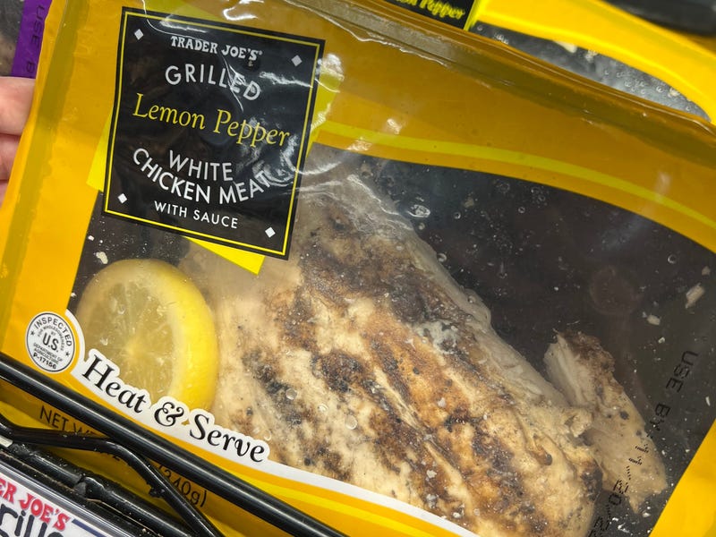 lemon pepper chicken from trader joe's grill