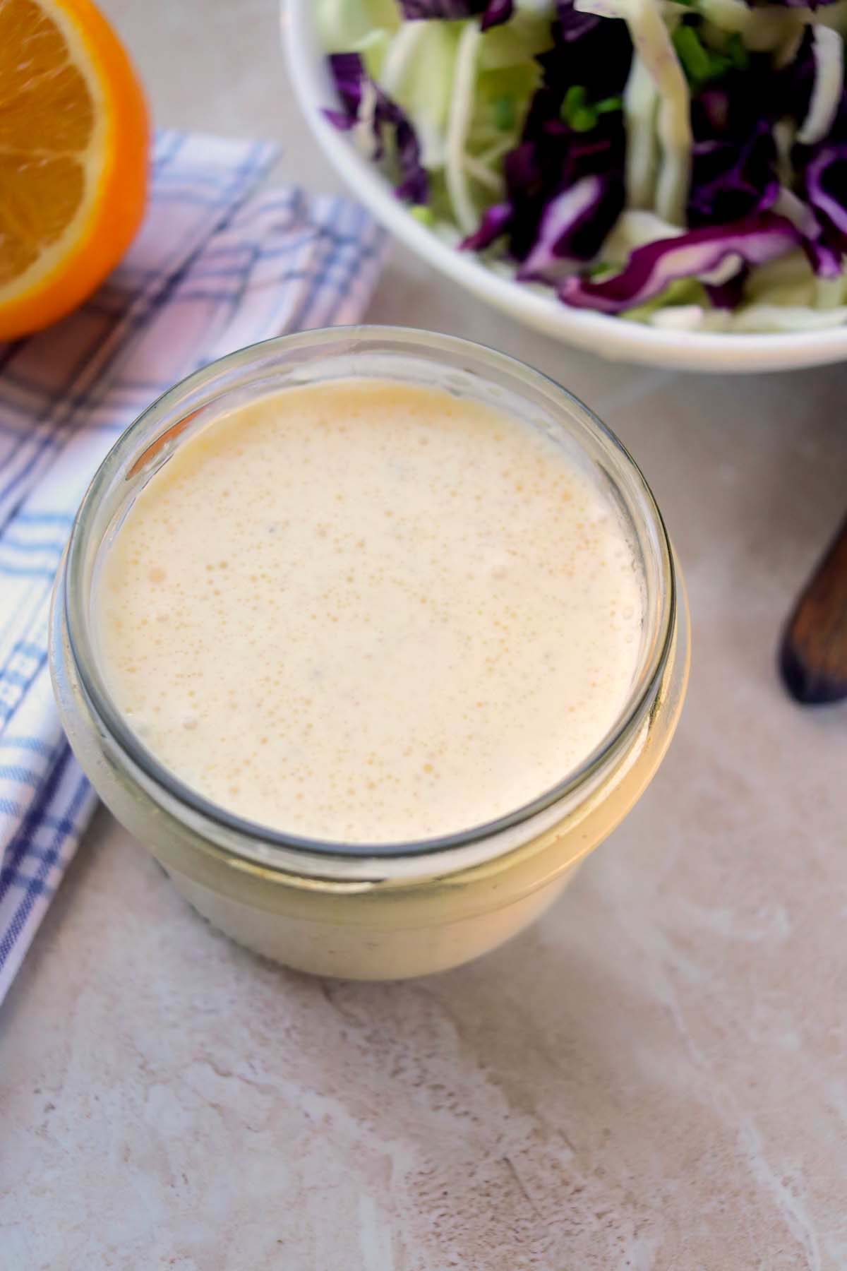 creamy curd and citrus salad