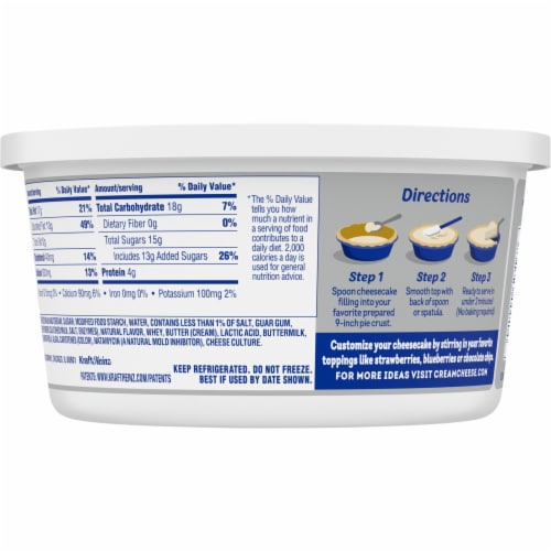 is gluten present in philadelphia cheesecake filling