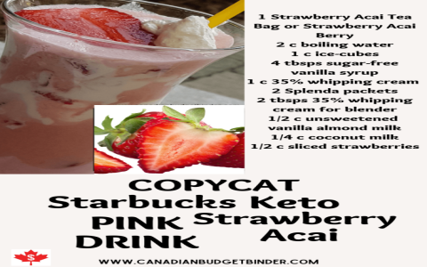 a look inside starbucks strawberry refresher