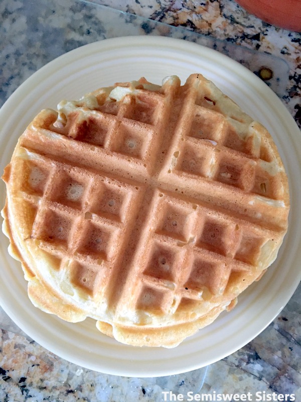 waffle guide using water in place of milk