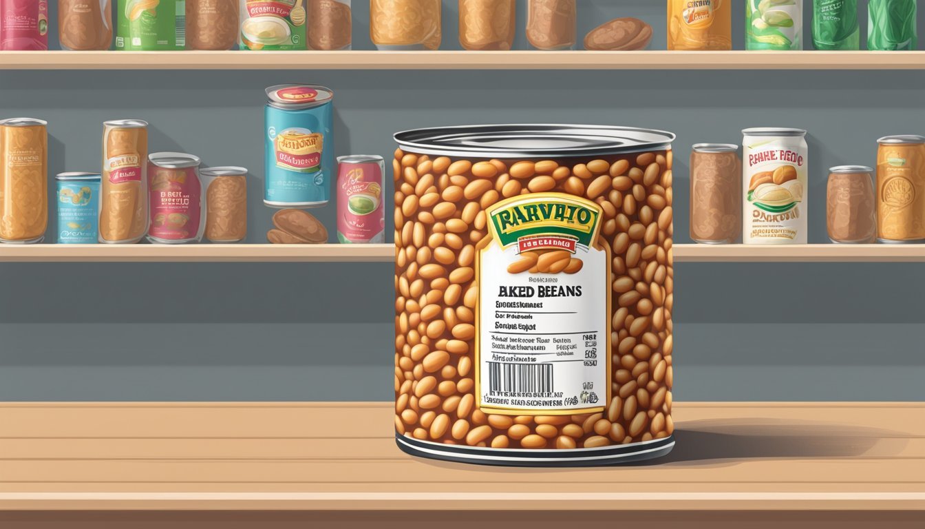 what is the shelf life of baked beans in the fridge