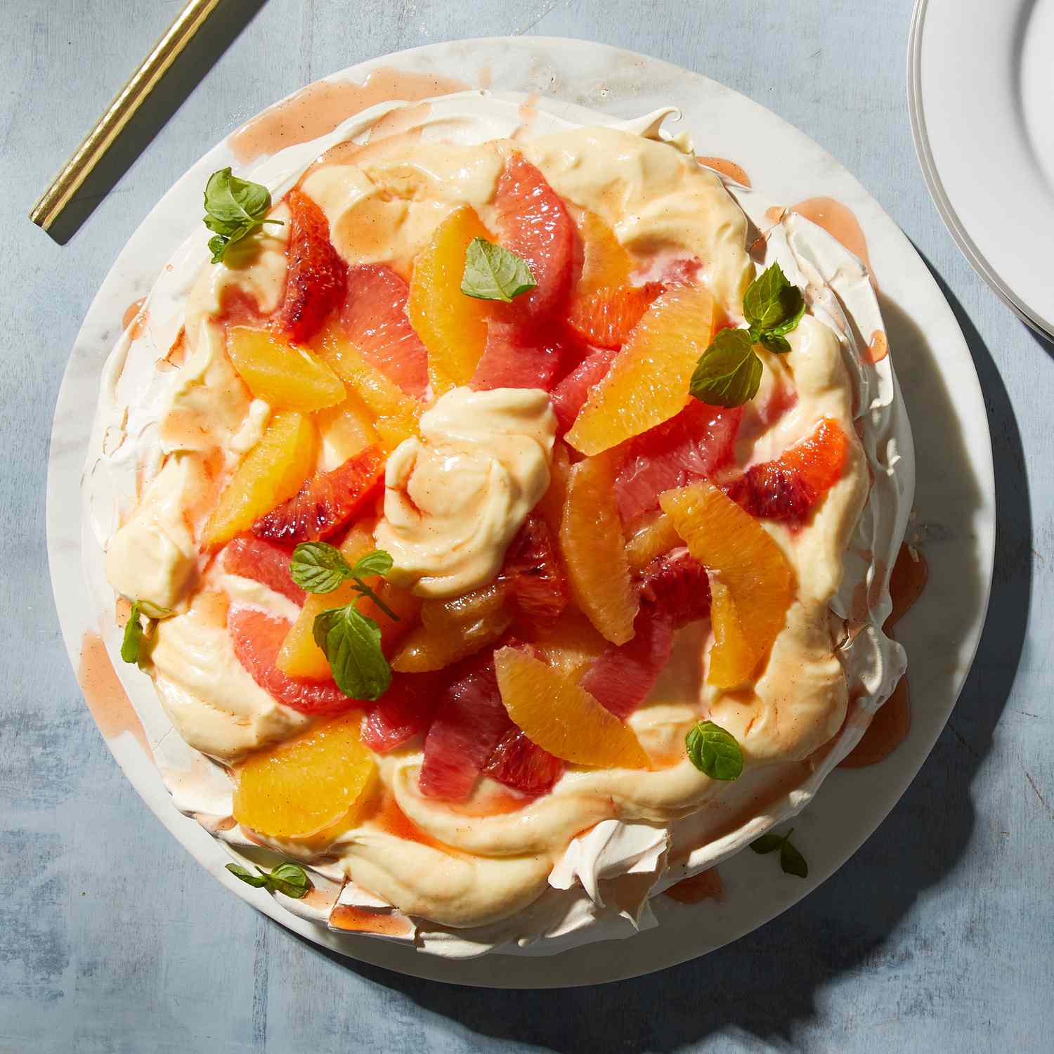 creamy curd and citrus salad