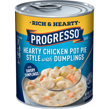 creamy chicken pie with progresso soup filling