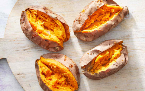 sweet potato dessert topped with savory cream cheese frosting
